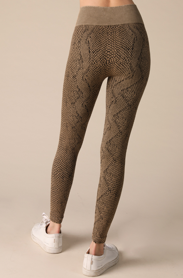 JJ-GOGO Sexy Leopard Print Leggings Brown : : Clothing